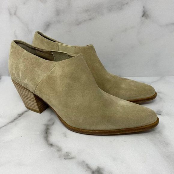 Vince Hamilton Booties in Coco Suede Size 8 - Picture 7 of 9